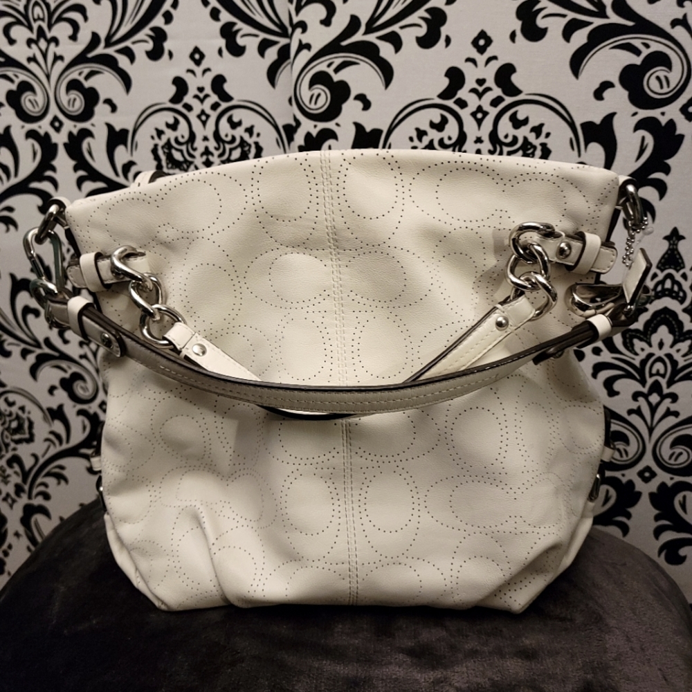 Coach Beige Hobo Bag